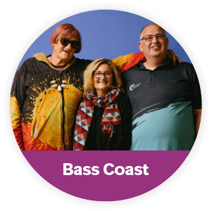 Bass Coast menu button