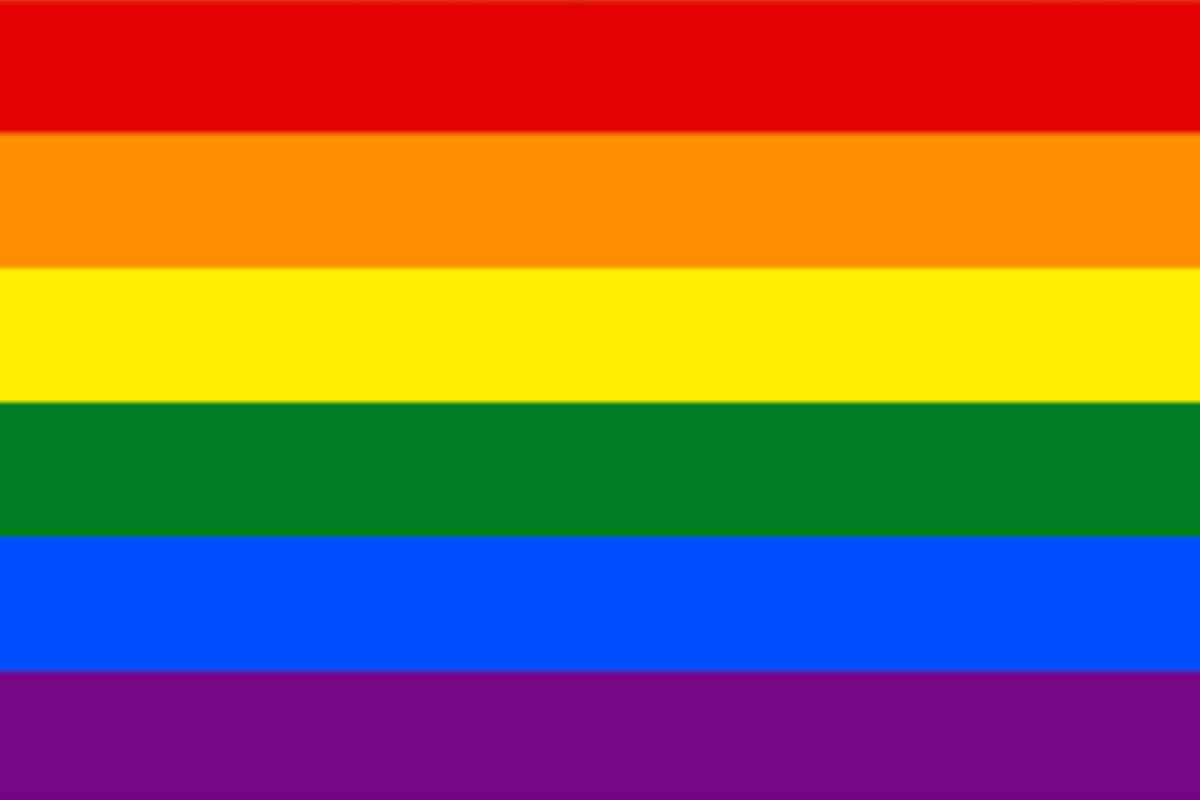 Rainbow pride flag