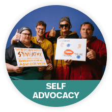 Self Advocacy menu button